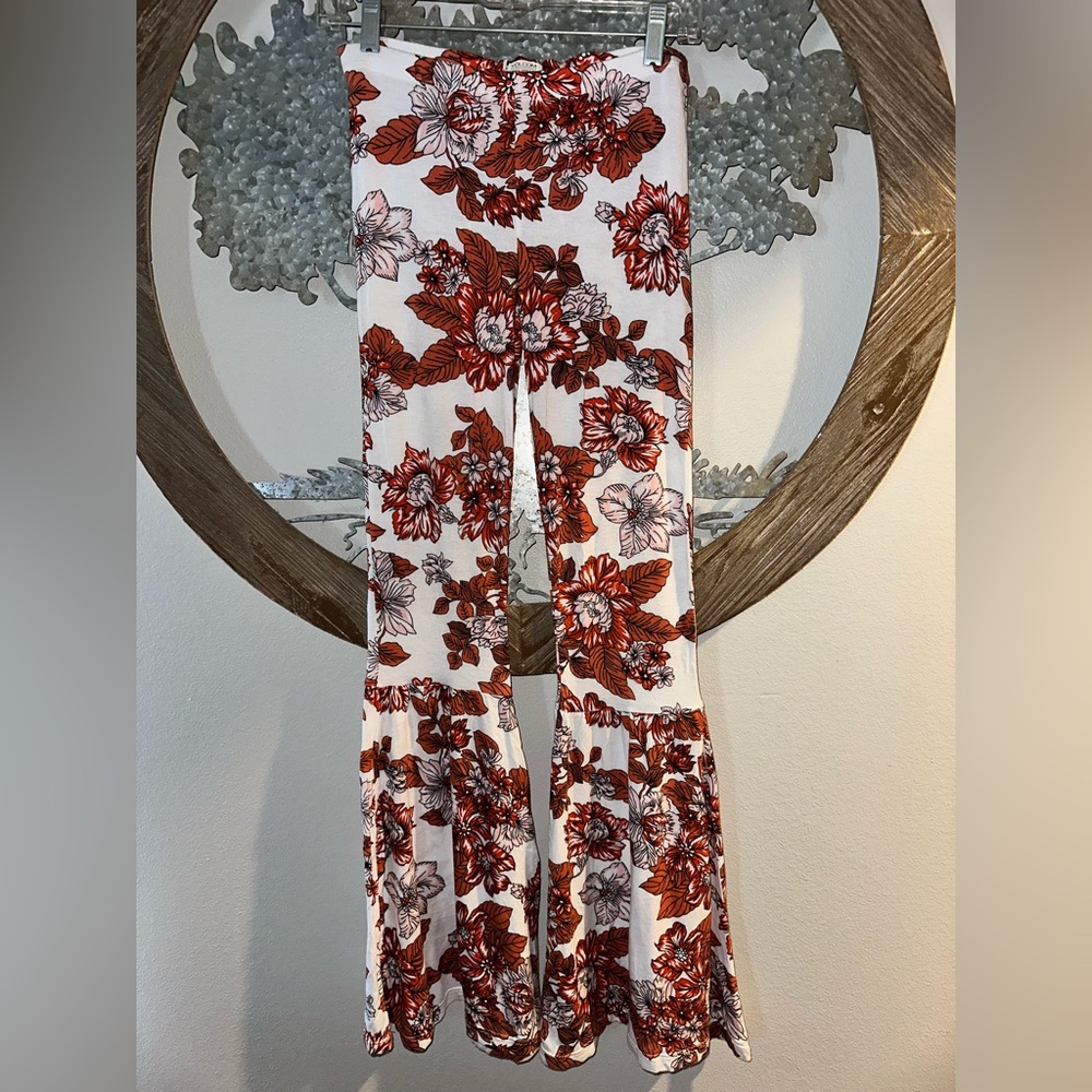 Volcom Floral Bell Bottom Pants